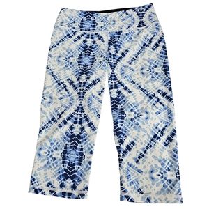 Victoria's Secret VSX Sport Knockout Crop Leggings Blue Women's Size Medium